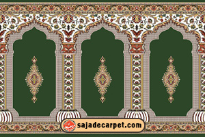 prayer carpet for mosque فرش سجاده محراب نقش کاشان