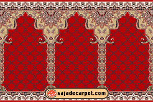 Prayer mat roll for mosque فرش سجاده محراب نقش کاشان
