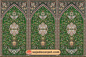 Islamic carpet for sale فرش سجاده محراب نقش کاشان