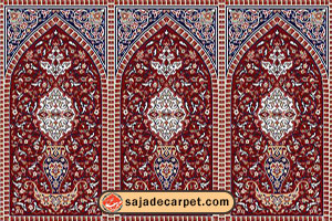 Islamic carpet for sale فرش سجاده محراب نقش کاشان