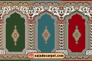 prayer carpet for mosque فرش سجاده محراب نقش کاشان