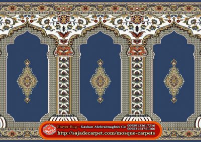 prayer carpets for mosque - mosque rugs - Yaseen Design