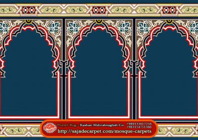 Blue Carpet of prayer - Karaneh Design