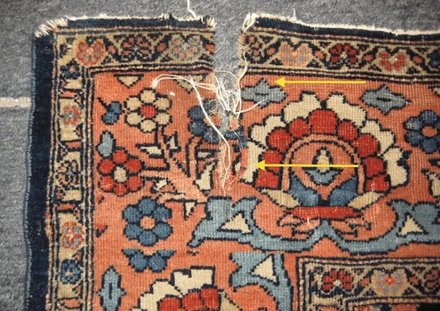 نحوه تعمیر یا رفع سوختگی فرش سجاده ای مسجد 2 نحوه تعمیر یا رفع سوختگی فرش سجاده ای مسجد