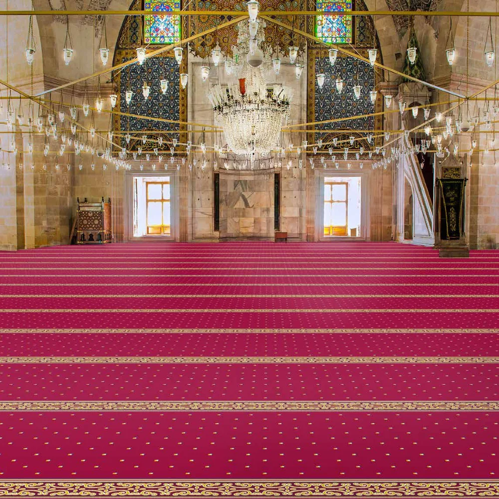 چه شرکتی بهترین تولیدکننده فرش سجاده ای کاشان هست؟ 3 Partitioned Mosque Carpets PMC 10