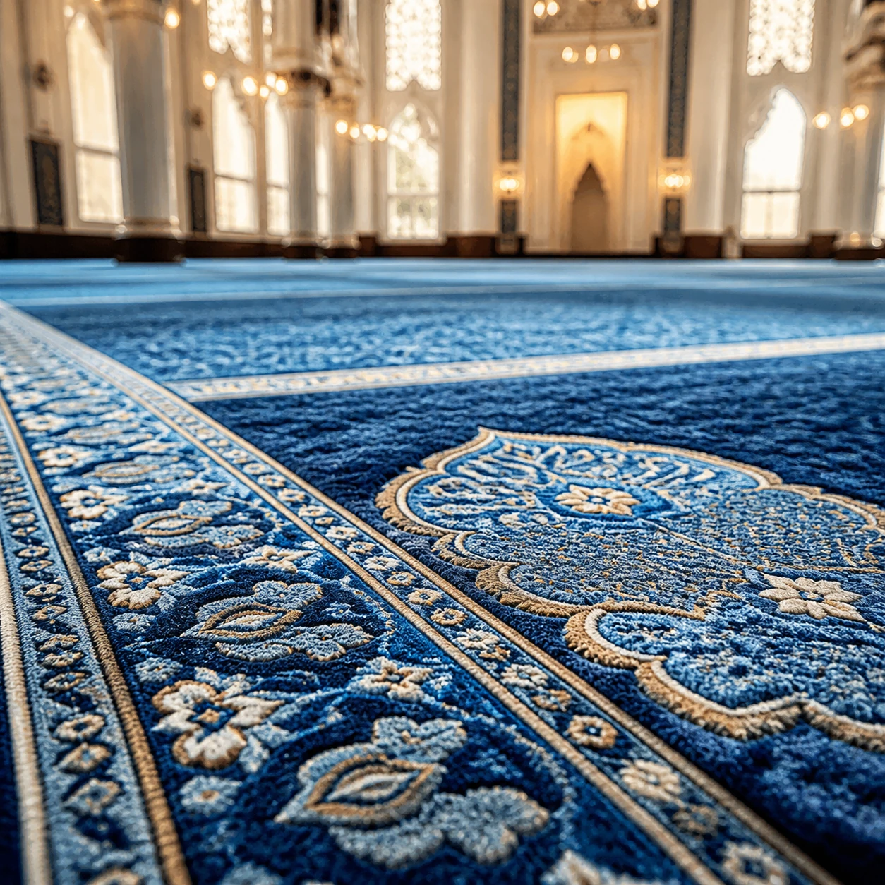 راهنمای جامع خرید فرش سجادهای آبی: از شانه و تراکم تا قیمت روز 2 3550803a b12a 44ab ae0e 10020c7ddc64